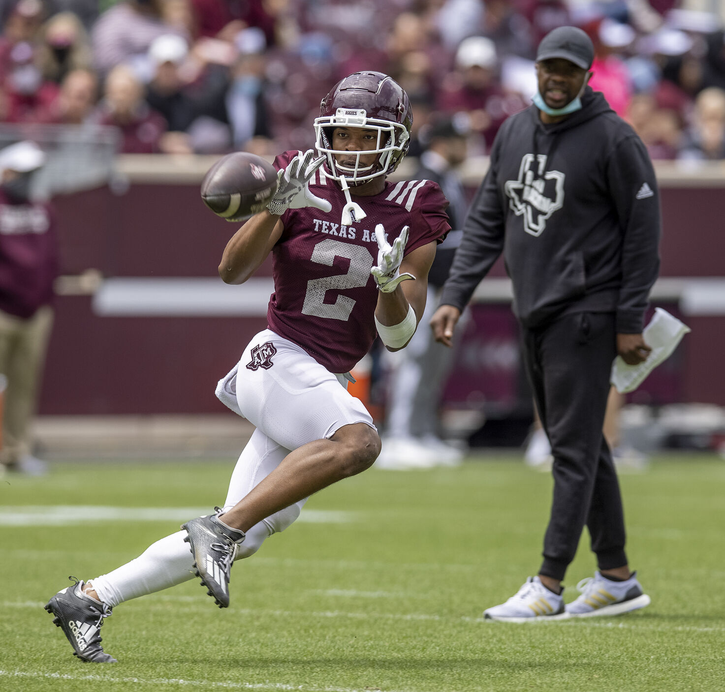 Spring football practice